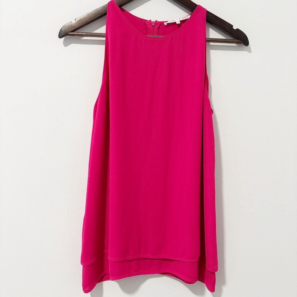 Violet & Claire Halter‎ Tank Womens Hot Pink Size Small Camisole